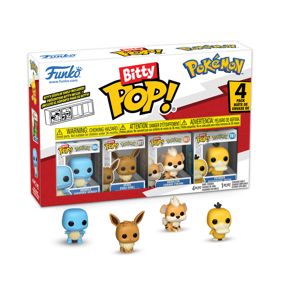 Bitty Pop! Pokemon 4-Pack Series 4