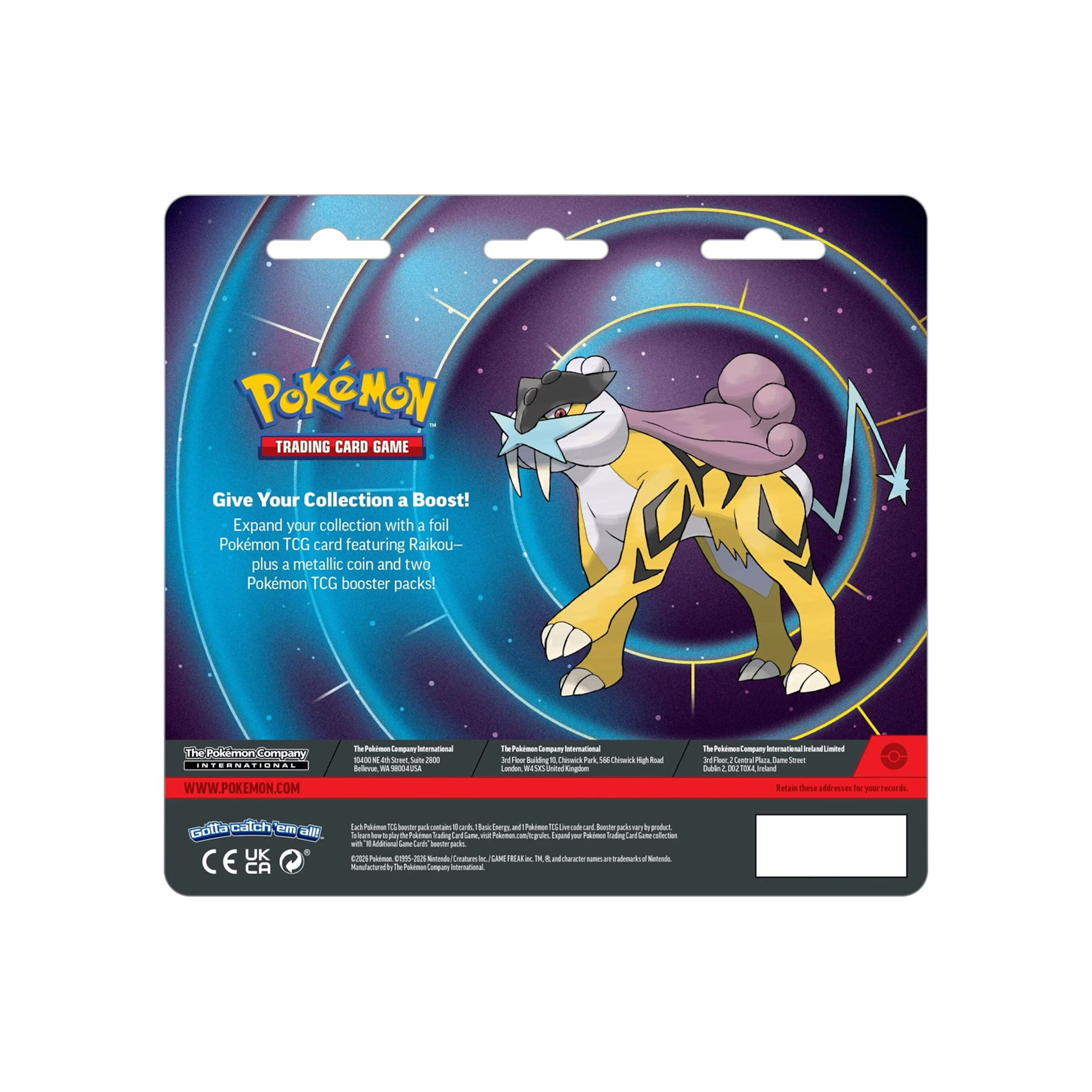 Mega Evolution & Phantasmal Flames Raikou 2 Pack Blister
