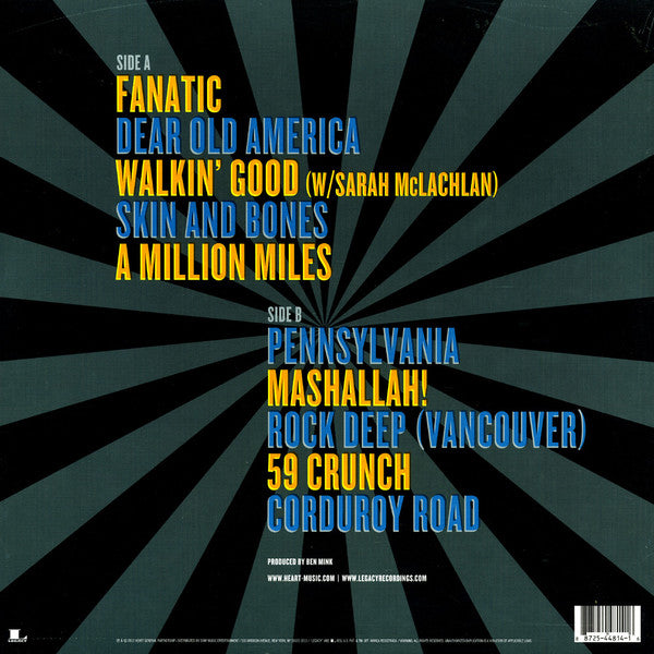 Heart - Fanatic 2012 Remaster (NM/NM)